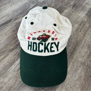 Minnesota WILD Hockey SnapBack Hat - Green and White